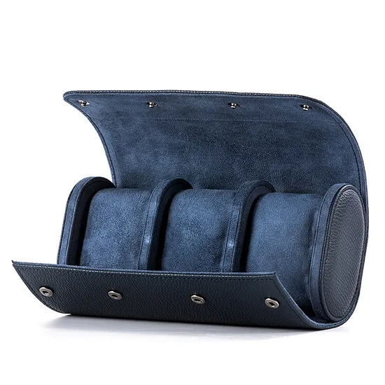 Custodia per orologi personalizzata con 10 griglie in PU, custodia per orologi in EVA, custodia per orologi da uomo, custodia per orologi portatile, borsa per orologi con cerniera, logo personalizzato