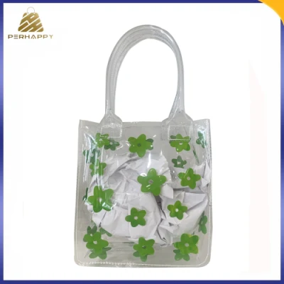 Sacchetti regalo in plastica Borsa per la spesa trasparente in PVC impermeabile Borse trasparenti per donna