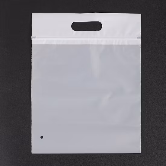 PE/PVC/PEVA/EVA in plastica trasparente stampata personalizzata con cerniere, borse con cerniera satinata per vestiti, biancheria intima, imballaggi per indumenti